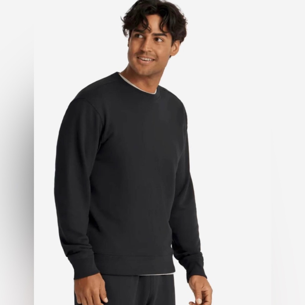NWT Allbirds The R&R Crew Neck Long Sleeve Pullover Sweatshirt Black Size M
